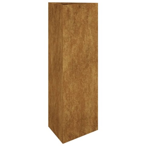 Donica stalowa corten 30x26x75 cm