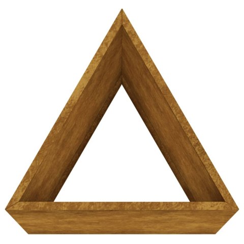 Donica stalowa corten 30x26x75 cm