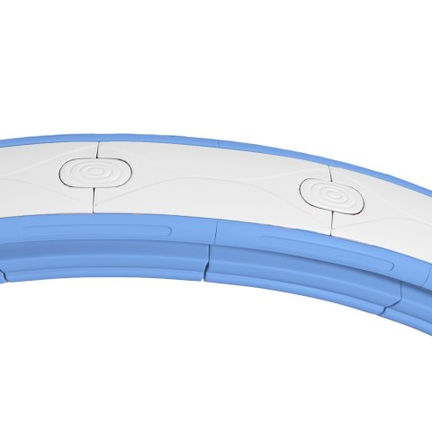 Hula hoop dla dorosłych z ciężarkiem niebieski 76-113 cm