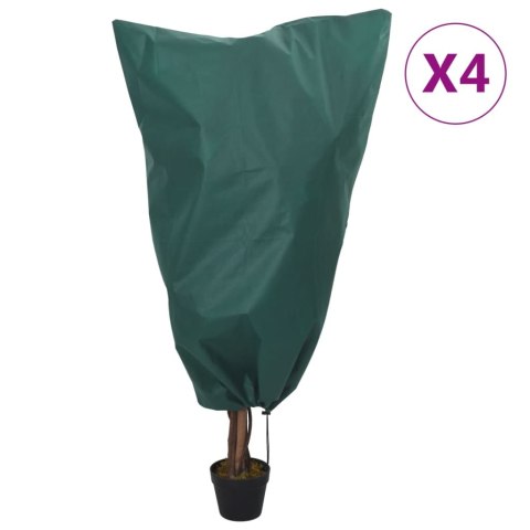 Okrycia roślin zimowe, 4 szt., zielone, 0.8 x 1.2 m