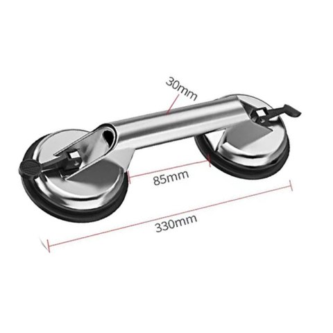 Podnośnik próżniowy do szkła - pomarańczowy, 30 mm, 85 mm, 330 mm