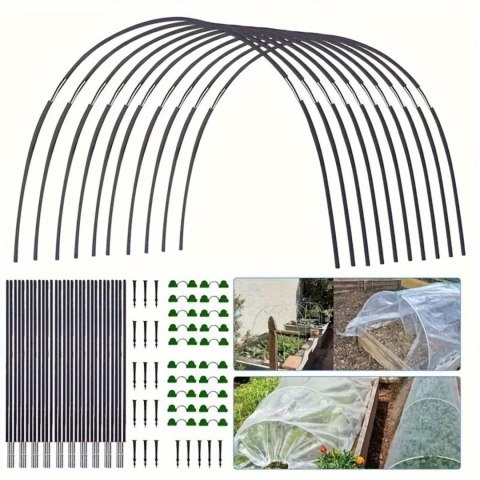 Łuki ogrodowe z włókna szklanego 54 szt. 60-90 cm - wsparcie roślin i ochrona