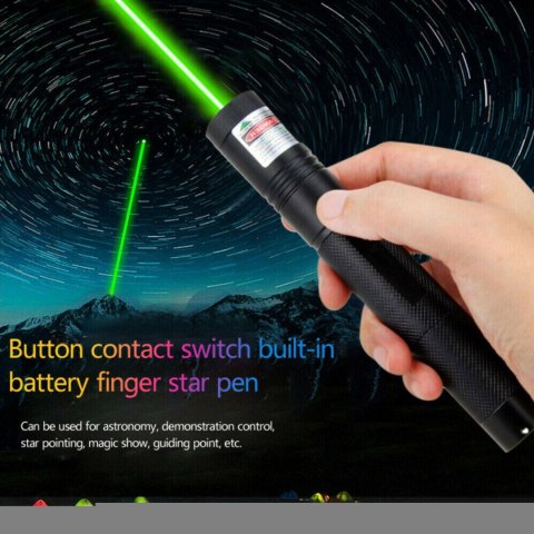 Laserowy wskaźnik zielony 532nm 1mW z ładowarką USB