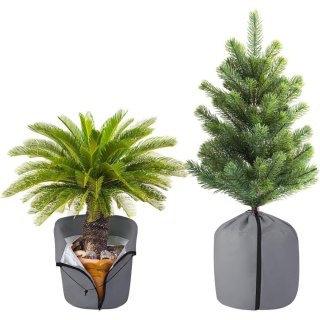 Pokrowiec termiczny na donice 45x50 cm, z zamkiem i sznurkiem