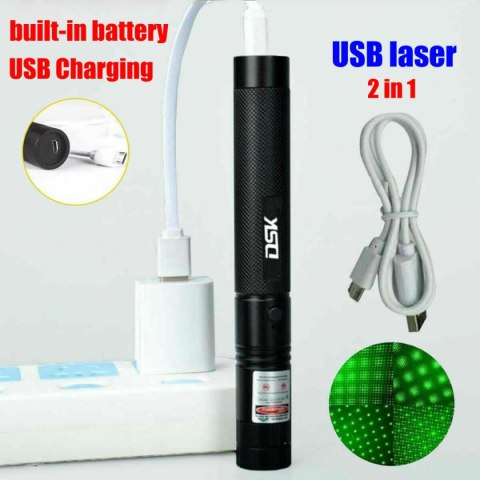 Laserowy wskaźnik zielony USB 1mW 532nm do astronomii