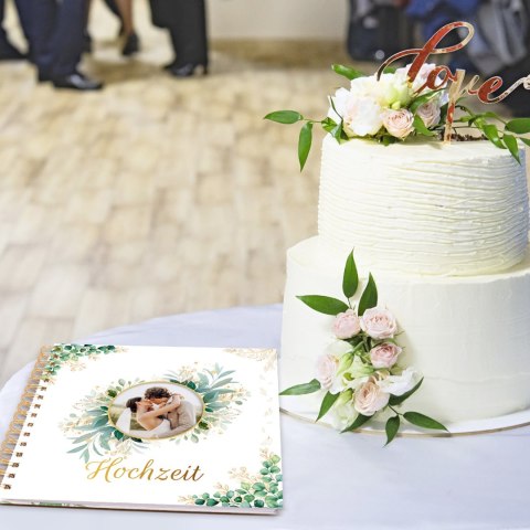 Księga gości weselnych elegancka na pamiątki i wspomnienia