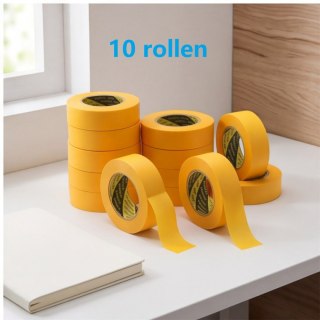 Zestaw 10 rolek taśmy maskującej 3 cm x 12 m do codziennego użytku