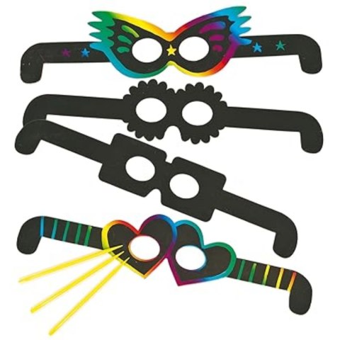 Zestaw akcesoriów imprezowych - 36 elementów, bransoletki i okulary