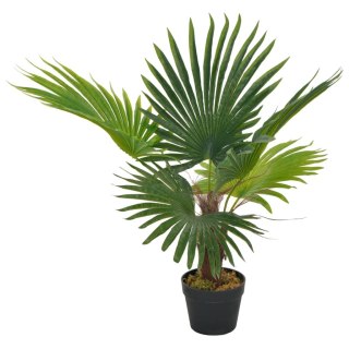 Sztuczna palma z doniczką 70 cm zielona