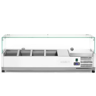 Nadstawa z witryną chłodniczą 4 x GN 1/3 szer. 120cm - Hendi 232965