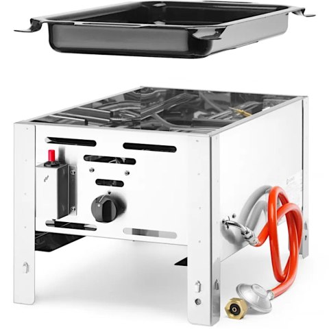 Patelnia gazowa Bake Master Mini 290x480mm 5.8kW - Hendi 154601