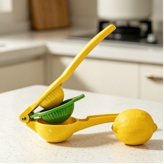 Wyciskarka do cytrusów metalowa ręczna, wytrzymała, do soku z cytryny i limonki