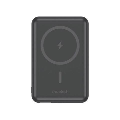 Powerbank 10000mAh bezprzewodowy MagSafe USB-A USB-C funkcja podstawki czarny
