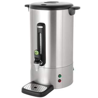 Zaparzacz perkolator do kawy z niekapiącym kranikiem stalowy UNIQ 13 l - Hendi 211441